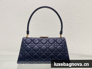 DIOR CARO COLLE NOIRE CLUTCH Cannage Lambskin C0688 black