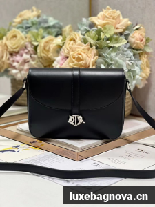 DIOR Calfskin Shoulder Bag C0561 black