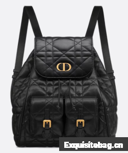 DIOR Medium Dior Caro Backpack M6301UN black
