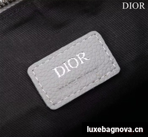 Dior Essentials SADDLE BAG Grained Calfskin 1ADPO093f WHITE