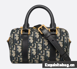 Dior Groove 16 Mini Bag Blue Dior Oblique Jacquard S2348UT