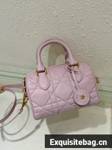 Dior Groove 20 Bag Dusty Macrocannage Calfskin M1364UBO pink