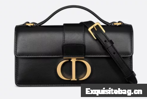 Dior Miss Montaigne Mini Bag Black Smooth Calfskin S2356UB