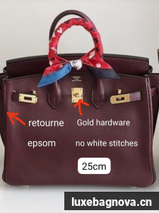 Hermes Birkin 25CM Bag Original Togo or Epsom Leather 17888 Wine