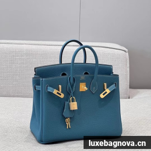 Hermes Birkin Bag Leather togo 5569 blue