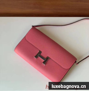 Hermes Constance to go mini Bag H4088 rose