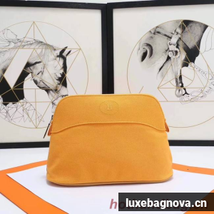 Hermes Cosmetic Bag H3699 Yellow