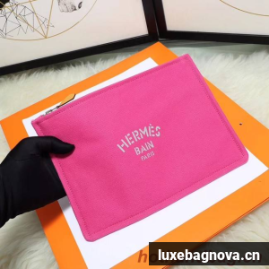 Hermes Cosmetic Bag H3700 Rose