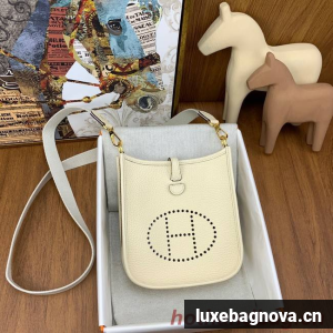 Hermes Evelyne original togo leather mini Shoulder Bag H15655-5