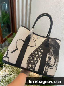 Hermes Garden Party Tote Bags Leather H55698-7