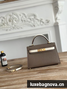 Hermes Kelly 19cm Shoulder Bags Epsom Leather KL6619-2