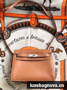 Hermes Kelly Danse Original Leather 22CM KL22 Brown