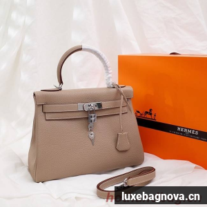 Hermes Kelly Shoulder Bag Original TOGO Leather KY3255 apricot