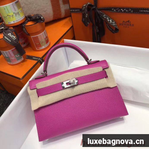 Hermes Kelly Tote Bag Original epsom Leather KL20 Pink