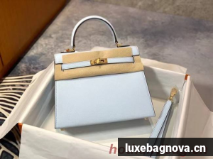 Hermes Original Epsom Leather KEL2578 light blue