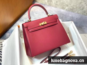 Hermes Original Epsom Leather KEL2578 rose