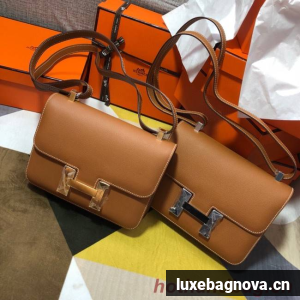 Hermes Original Espom Leather Constance Bag 5333 brown