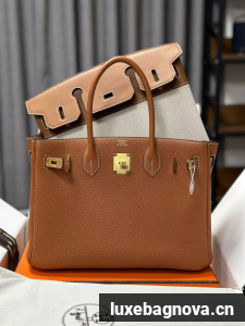 Hermes Original Togo Leather Dual Purpose HB8302 Brown