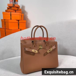 Hermes Original Togo Leather HB30O brown