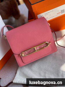 Hermes Roulis 19cm Evercolor 9D H9003 pink&Gold