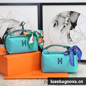 Hermes TROUSSE BRIDE-A-BRAC 25699 light blue