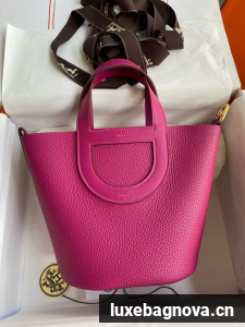 Hermes in the loop Togo Leather Bag H3369-5