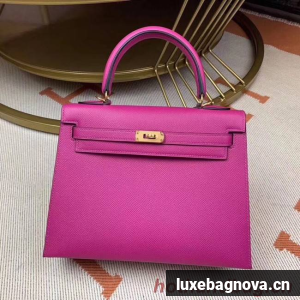 Hermes original Kelly Epsom Leather KL32 rose