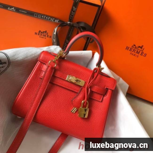 Hermes Birkin Togo Leather 22590 red