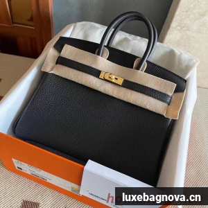 Hermes original Togo Leather HB25O Black