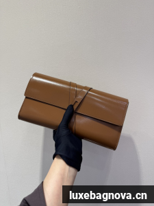 Hermes swift Leather Clutch 37568 Camel