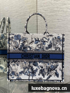 Large Dior Book Tote Embroidery Embroidery M1286ZEDX-4