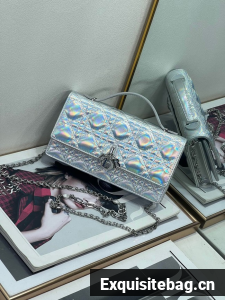 My Dior Mini Bag Cannage Lambskin S0980ON Pearlescent