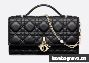 My Dior Mini Bag Cannage Lambskin S0980ONMJ black