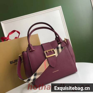 BURBERRY Medium Banner tote bag 0221 Burgendy