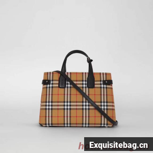 BURBERRY Medium Banner tote bag 3835 black