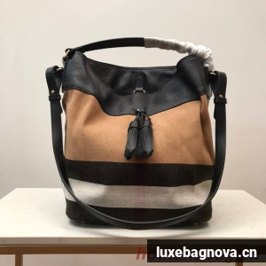 BurBerry Leather Shoulder Bag 3982 Black