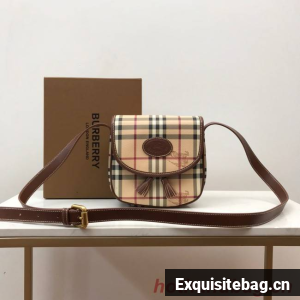 BurBerry Leather Shoulder Bag 80113 Wheat
