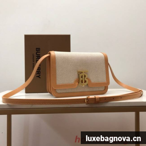 BurBerry Leather Shoulder Bag 80146 apricot