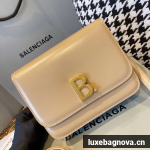 BurBerry Leather Shoulder Bag 80195 apricot