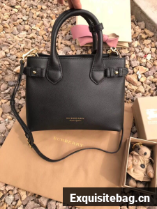 BurBerry Leather Tote Bag 5560 black