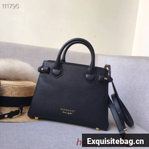 BurBerry Leather Tote Bag 7461 black