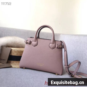 BurBerry Leather Tote Bag 7461 pink
