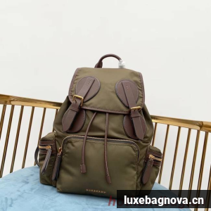Burberry Large Backpack Fabric BU3699 green