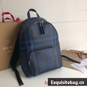Burberry Large Backpack canvas BU41003 blue