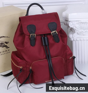 Burberry Large Backpack Fabric BU41048 Red