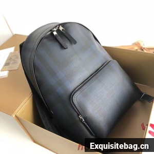 Burberry Large Backpack canvas BU41002 blue