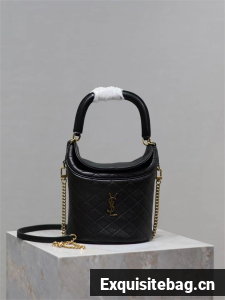 SAINT LAUREN CALYPSO IN PLUNGED LAMBSKIN Y661368 black