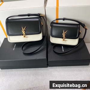 SAINT LAUREN Solferino Two-tone shoulder bag 634306 Black&White