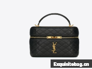 SAINT LAURENT GABY VANITY BAG IN LAMBSKIN 7667311 black