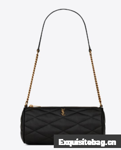 SAINT LAURENT SADE MINI TUBE BAG IN QUILTED LAMBSKIN 699703 black